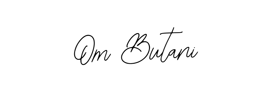 Create a beautiful signature design for name Om Butani. With this signature (Bearetta-2O07w) fonts, you can make a handwritten signature for free. Om Butani signature style 12 images and pictures png