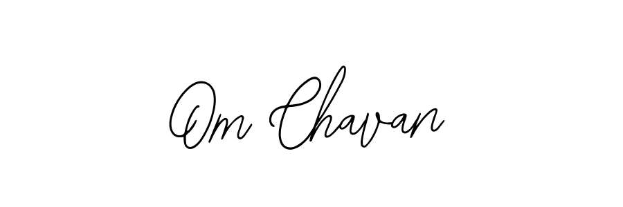 Use a signature maker to create a handwritten signature online. With this signature software, you can design (Bearetta-2O07w) your own signature for name Om Chavan. Om Chavan signature style 12 images and pictures png