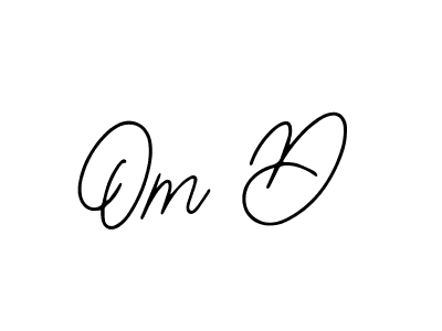 You should practise on your own different ways (Bearetta-2O07w) to write your name (Om D) in signature. don't let someone else do it for you. Om D signature style 12 images and pictures png