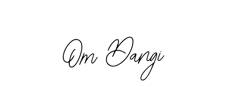 Create a beautiful signature design for name Om Dangi. With this signature (Bearetta-2O07w) fonts, you can make a handwritten signature for free. Om Dangi signature style 12 images and pictures png