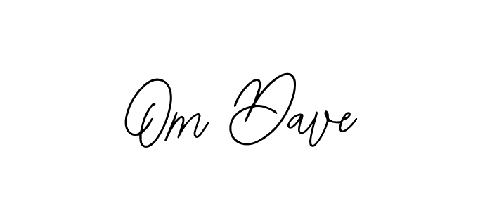 Similarly Bearetta-2O07w is the best handwritten signature design. Signature creator online .You can use it as an online autograph creator for name Om Dave. Om Dave signature style 12 images and pictures png