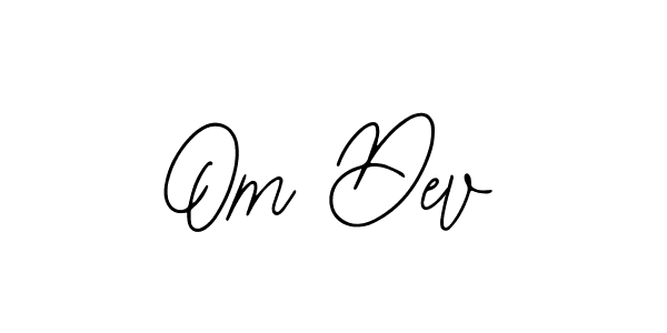 Best and Professional Signature Style for Om Dev. Bearetta-2O07w Best Signature Style Collection. Om Dev signature style 12 images and pictures png