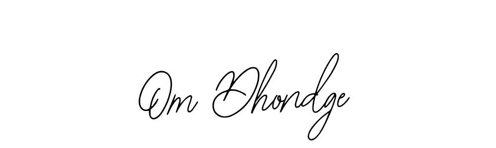 It looks lik you need a new signature style for name Om Dhondge. Design unique handwritten (Bearetta-2O07w) signature with our free signature maker in just a few clicks. Om Dhondge signature style 12 images and pictures png