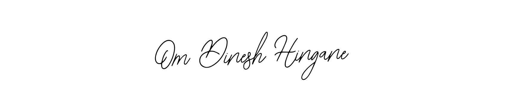 How to make Om Dinesh Hingane signature? Bearetta-2O07w is a professional autograph style. Create handwritten signature for Om Dinesh Hingane name. Om Dinesh Hingane signature style 12 images and pictures png