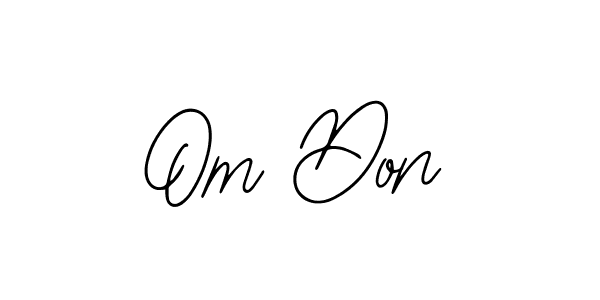 How to Draw Om Don signature style? Bearetta-2O07w is a latest design signature styles for name Om Don. Om Don signature style 12 images and pictures png