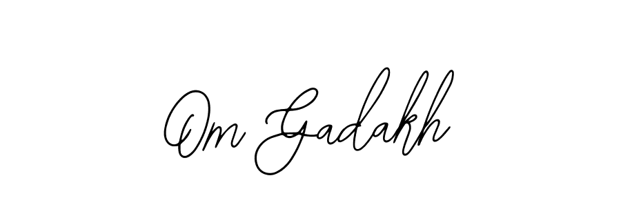 Create a beautiful signature design for name Om Gadakh. With this signature (Bearetta-2O07w) fonts, you can make a handwritten signature for free. Om Gadakh signature style 12 images and pictures png