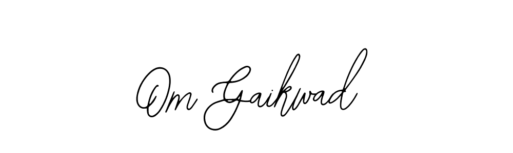 Create a beautiful signature design for name Om Gaikwad. With this signature (Bearetta-2O07w) fonts, you can make a handwritten signature for free. Om Gaikwad signature style 12 images and pictures png