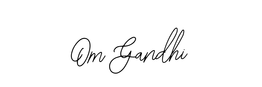 if you are searching for the best signature style for your name Om Gandhi. so please give up your signature search. here we have designed multiple signature styles  using Bearetta-2O07w. Om Gandhi signature style 12 images and pictures png