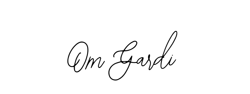 Create a beautiful signature design for name Om Gardi. With this signature (Bearetta-2O07w) fonts, you can make a handwritten signature for free. Om Gardi signature style 12 images and pictures png