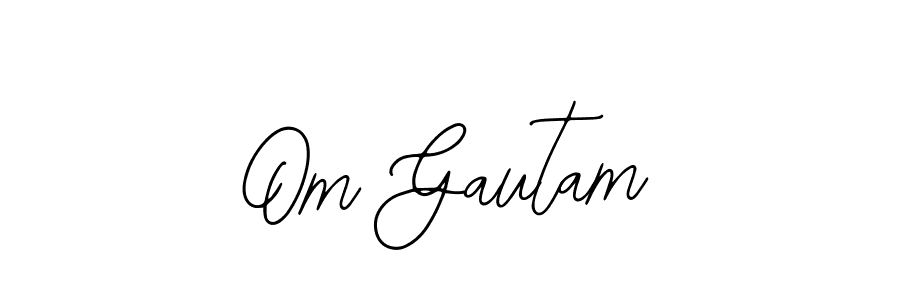 Make a short Om Gautam signature style. Manage your documents anywhere anytime using Bearetta-2O07w. Create and add eSignatures, submit forms, share and send files easily. Om Gautam signature style 12 images and pictures png