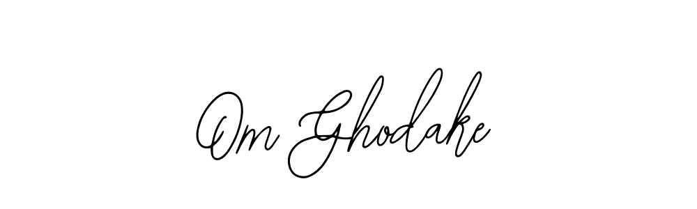 if you are searching for the best signature style for your name Om Ghodake. so please give up your signature search. here we have designed multiple signature styles  using Bearetta-2O07w. Om Ghodake signature style 12 images and pictures png