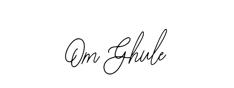 Bearetta-2O07w is a professional signature style that is perfect for those who want to add a touch of class to their signature. It is also a great choice for those who want to make their signature more unique. Get Om Ghule name to fancy signature for free. Om Ghule signature style 12 images and pictures png