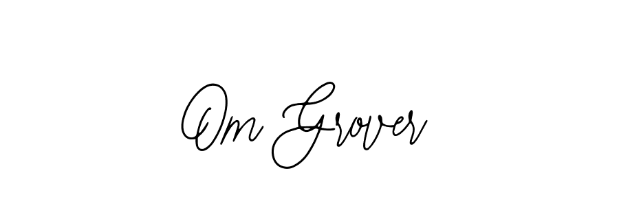 Design your own signature with our free online signature maker. With this signature software, you can create a handwritten (Bearetta-2O07w) signature for name Om Grover. Om Grover signature style 12 images and pictures png