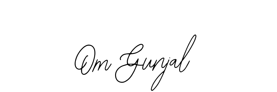 How to make Om Gunjal signature? Bearetta-2O07w is a professional autograph style. Create handwritten signature for Om Gunjal name. Om Gunjal signature style 12 images and pictures png