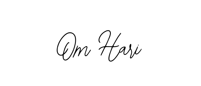 Similarly Bearetta-2O07w is the best handwritten signature design. Signature creator online .You can use it as an online autograph creator for name Om Hari. Om Hari signature style 12 images and pictures png