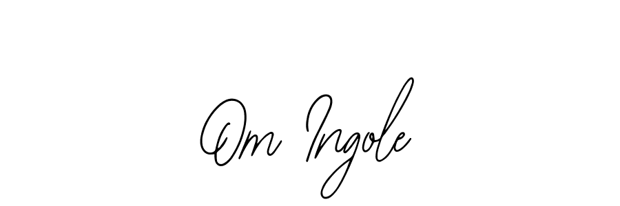 How to Draw Om Ingole signature style? Bearetta-2O07w is a latest design signature styles for name Om Ingole. Om Ingole signature style 12 images and pictures png
