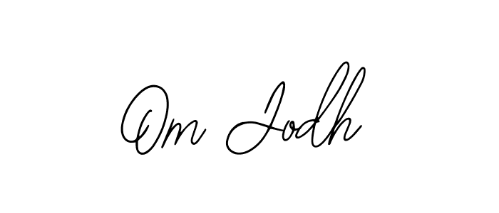 Om Jodh stylish signature style. Best Handwritten Sign (Bearetta-2O07w) for my name. Handwritten Signature Collection Ideas for my name Om Jodh. Om Jodh signature style 12 images and pictures png