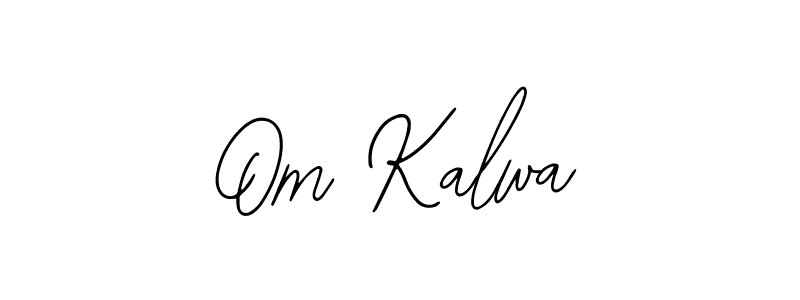 You should practise on your own different ways (Bearetta-2O07w) to write your name (Om Kalwa) in signature. don't let someone else do it for you. Om Kalwa signature style 12 images and pictures png