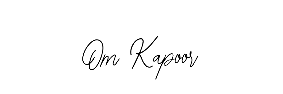 Similarly Bearetta-2O07w is the best handwritten signature design. Signature creator online .You can use it as an online autograph creator for name Om Kapoor. Om Kapoor signature style 12 images and pictures png