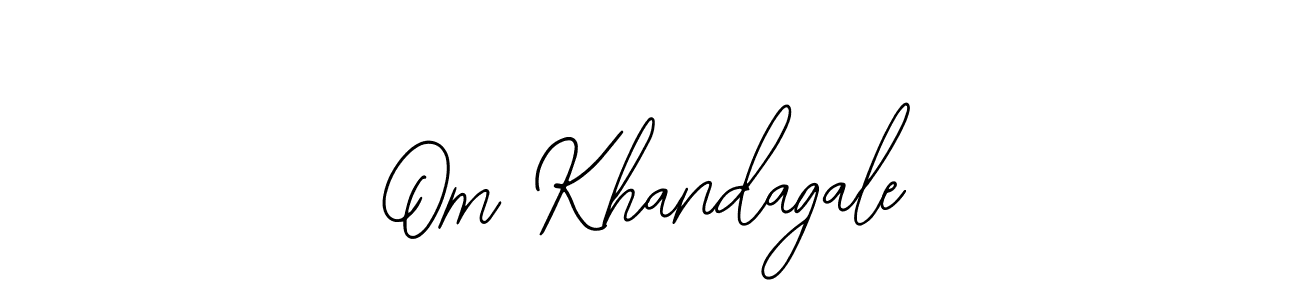 Bearetta-2O07w is a professional signature style that is perfect for those who want to add a touch of class to their signature. It is also a great choice for those who want to make their signature more unique. Get Om Khandagale name to fancy signature for free. Om Khandagale signature style 12 images and pictures png