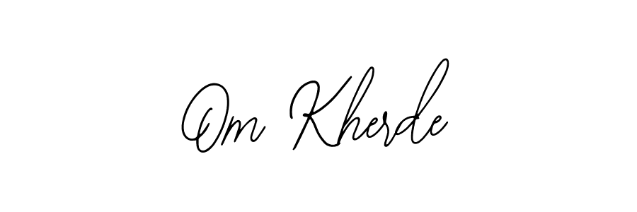 It looks lik you need a new signature style for name Om Kherde. Design unique handwritten (Bearetta-2O07w) signature with our free signature maker in just a few clicks. Om Kherde signature style 12 images and pictures png