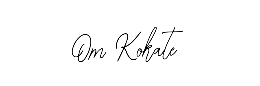 Bearetta-2O07w is a professional signature style that is perfect for those who want to add a touch of class to their signature. It is also a great choice for those who want to make their signature more unique. Get Om Kokate name to fancy signature for free. Om Kokate signature style 12 images and pictures png