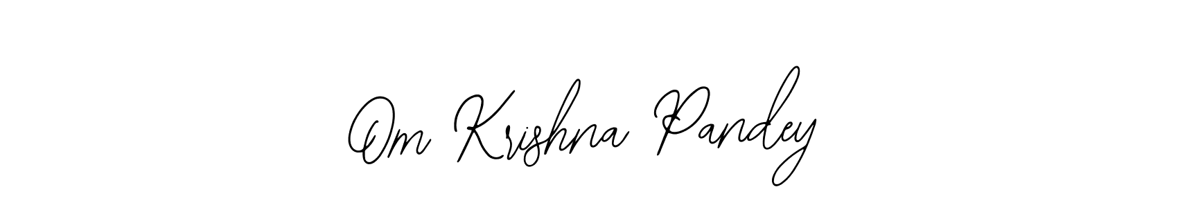 Also You can easily find your signature by using the search form. We will create Om Krishna Pandey name handwritten signature images for you free of cost using Bearetta-2O07w sign style. Om Krishna Pandey signature style 12 images and pictures png