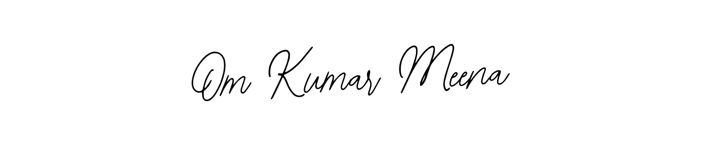 Bearetta-2O07w is a professional signature style that is perfect for those who want to add a touch of class to their signature. It is also a great choice for those who want to make their signature more unique. Get Om Kumar Meena name to fancy signature for free. Om Kumar Meena signature style 12 images and pictures png