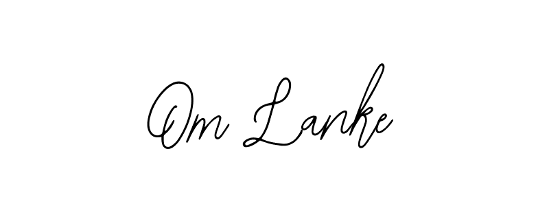 Use a signature maker to create a handwritten signature online. With this signature software, you can design (Bearetta-2O07w) your own signature for name Om Lanke. Om Lanke signature style 12 images and pictures png