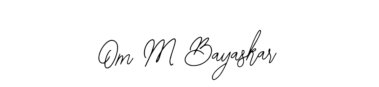 You can use this online signature creator to create a handwritten signature for the name Om M Bayaskar. This is the best online autograph maker. Om M Bayaskar signature style 12 images and pictures png