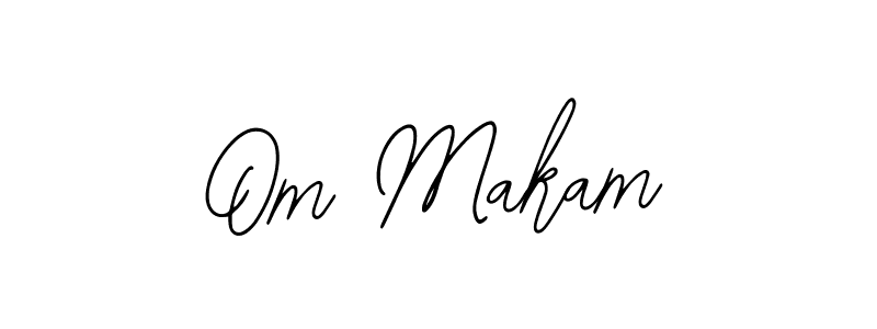 if you are searching for the best signature style for your name Om Makam. so please give up your signature search. here we have designed multiple signature styles  using Bearetta-2O07w. Om Makam signature style 12 images and pictures png