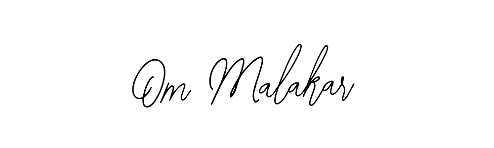 You should practise on your own different ways (Bearetta-2O07w) to write your name (Om Malakar) in signature. don't let someone else do it for you. Om Malakar signature style 12 images and pictures png