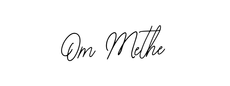 The best way (Bearetta-2O07w) to make a short signature is to pick only two or three words in your name. The name Om Methe include a total of six letters. For converting this name. Om Methe signature style 12 images and pictures png