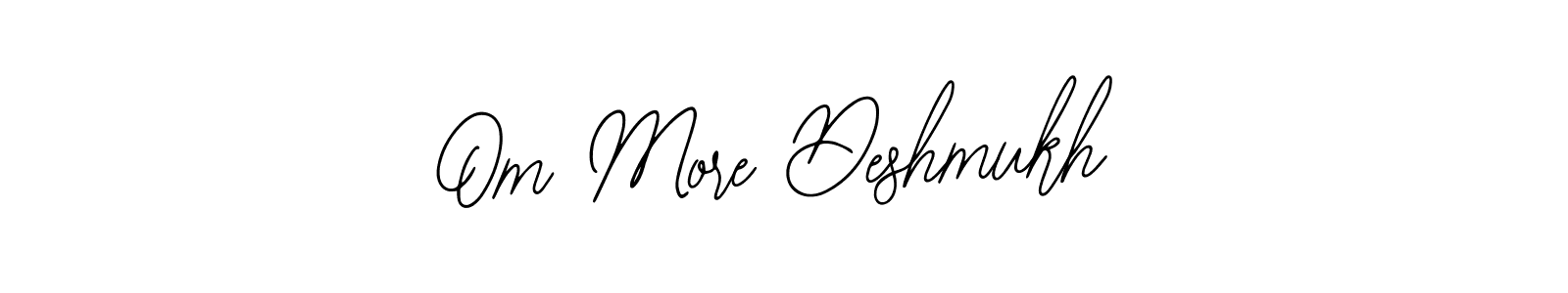 Make a beautiful signature design for name Om More Deshmukh. Use this online signature maker to create a handwritten signature for free. Om More Deshmukh signature style 12 images and pictures png