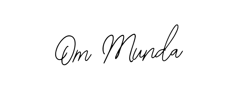 Create a beautiful signature design for name Om Munda. With this signature (Bearetta-2O07w) fonts, you can make a handwritten signature for free. Om Munda signature style 12 images and pictures png