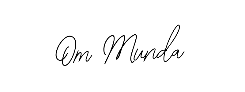 How to make Om Munda signature? Bearetta-2O07w is a professional autograph style. Create handwritten signature for Om Munda name. Om Munda signature style 12 images and pictures png