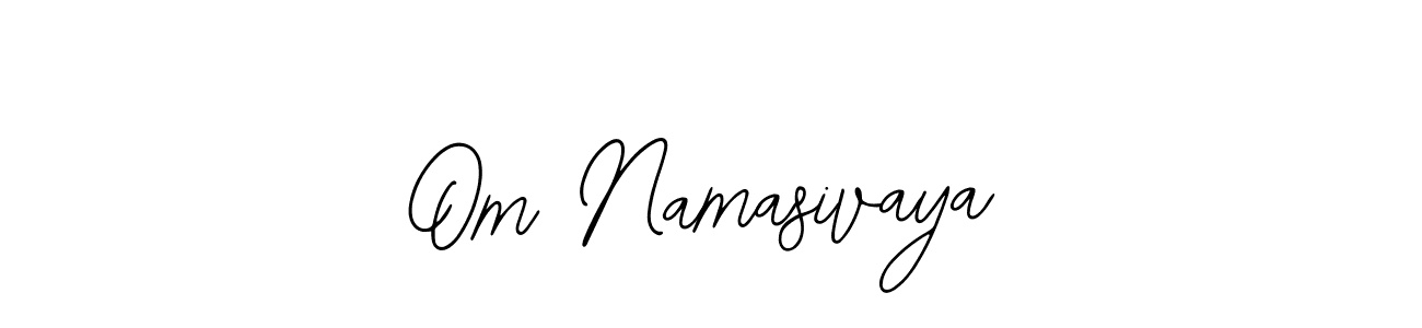 How to make Om Namasivaya name signature. Use Bearetta-2O07w style for creating short signs online. This is the latest handwritten sign. Om Namasivaya signature style 12 images and pictures png