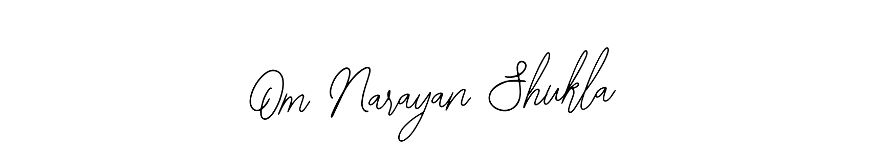 It looks lik you need a new signature style for name Om Narayan Shukla. Design unique handwritten (Bearetta-2O07w) signature with our free signature maker in just a few clicks. Om Narayan Shukla signature style 12 images and pictures png