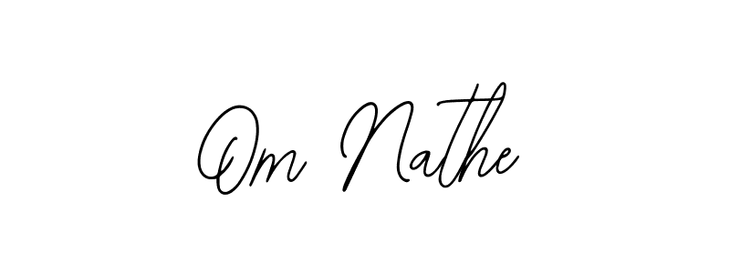 Best and Professional Signature Style for Om Nathe. Bearetta-2O07w Best Signature Style Collection. Om Nathe signature style 12 images and pictures png
