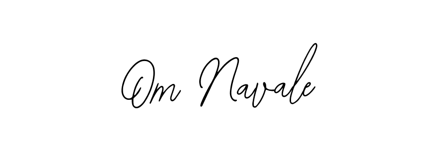 Create a beautiful signature design for name Om Navale. With this signature (Bearetta-2O07w) fonts, you can make a handwritten signature for free. Om Navale signature style 12 images and pictures png