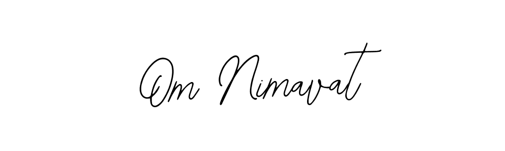 It looks lik you need a new signature style for name Om Nimavat. Design unique handwritten (Bearetta-2O07w) signature with our free signature maker in just a few clicks. Om Nimavat signature style 12 images and pictures png