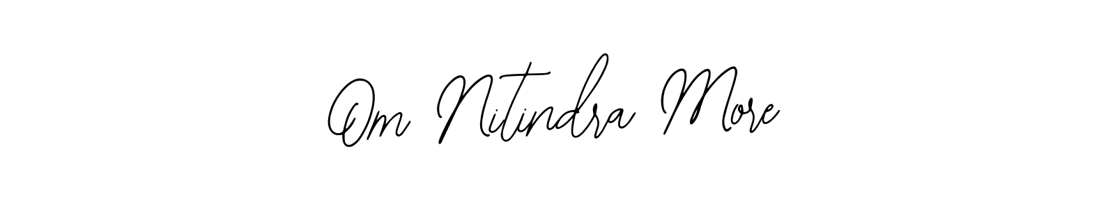 Create a beautiful signature design for name Om Nitindra More. With this signature (Bearetta-2O07w) fonts, you can make a handwritten signature for free. Om Nitindra More signature style 12 images and pictures png