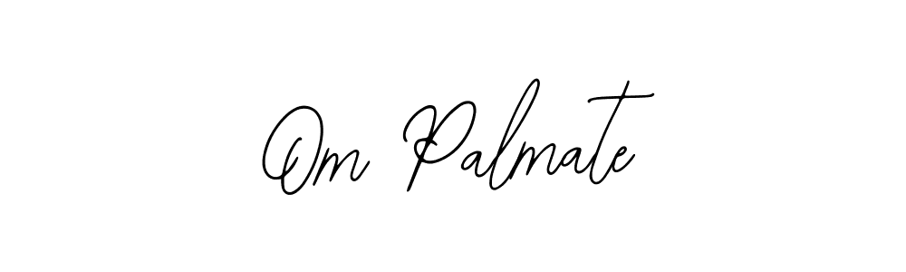 Use a signature maker to create a handwritten signature online. With this signature software, you can design (Bearetta-2O07w) your own signature for name Om Palmate. Om Palmate signature style 12 images and pictures png