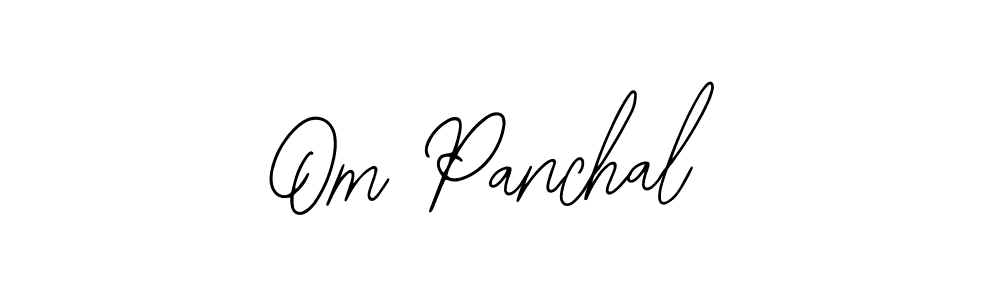 if you are searching for the best signature style for your name Om Panchal. so please give up your signature search. here we have designed multiple signature styles  using Bearetta-2O07w. Om Panchal signature style 12 images and pictures png