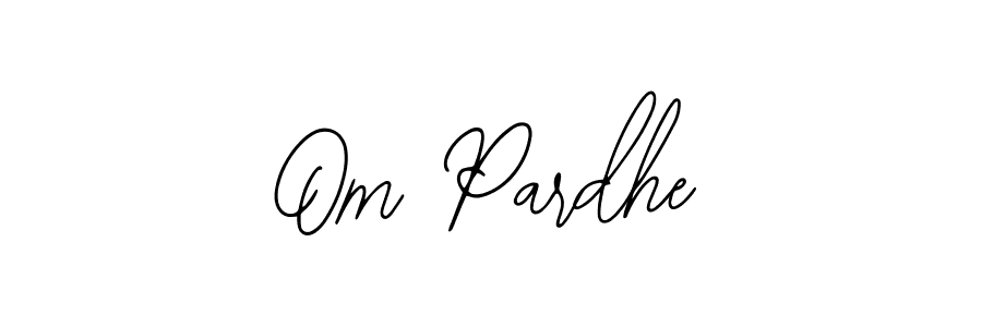 Bearetta-2O07w is a professional signature style that is perfect for those who want to add a touch of class to their signature. It is also a great choice for those who want to make their signature more unique. Get Om Pardhe name to fancy signature for free. Om Pardhe signature style 12 images and pictures png