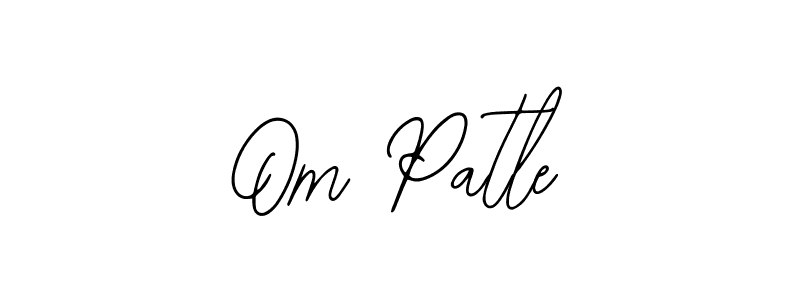 Bearetta-2O07w is a professional signature style that is perfect for those who want to add a touch of class to their signature. It is also a great choice for those who want to make their signature more unique. Get Om Patle name to fancy signature for free. Om Patle signature style 12 images and pictures png