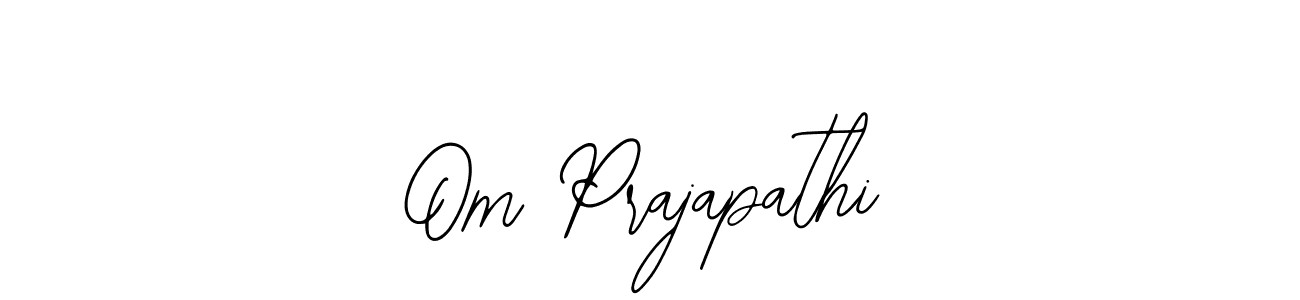 Create a beautiful signature design for name Om Prajapathi. With this signature (Bearetta-2O07w) fonts, you can make a handwritten signature for free. Om Prajapathi signature style 12 images and pictures png