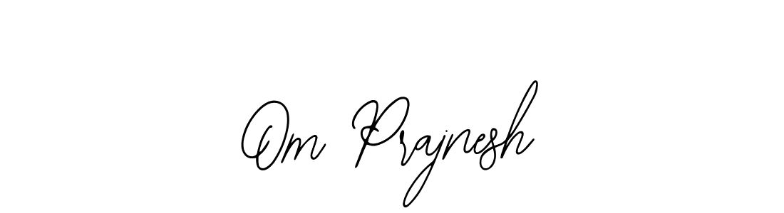 Also You can easily find your signature by using the search form. We will create Om Prajnesh name handwritten signature images for you free of cost using Bearetta-2O07w sign style. Om Prajnesh signature style 12 images and pictures png