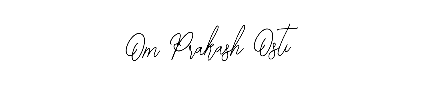 Create a beautiful signature design for name Om Prakash Osti. With this signature (Bearetta-2O07w) fonts, you can make a handwritten signature for free. Om Prakash Osti signature style 12 images and pictures png