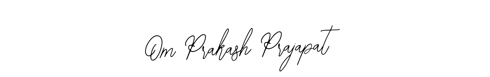 You should practise on your own different ways (Bearetta-2O07w) to write your name (Om Prakash Prajapat) in signature. don't let someone else do it for you. Om Prakash Prajapat signature style 12 images and pictures png